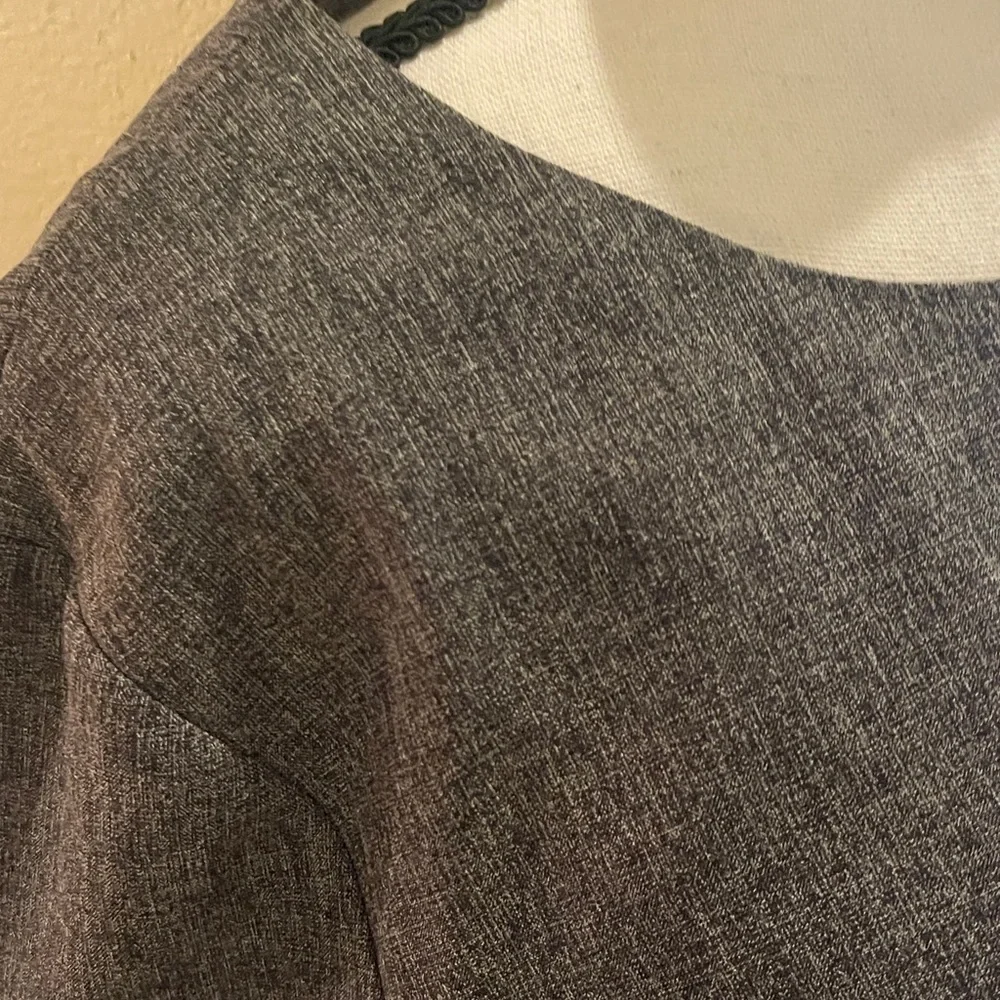 Ann Taylor Charcoal Long Sleeve Dress - Picture 4 of 6